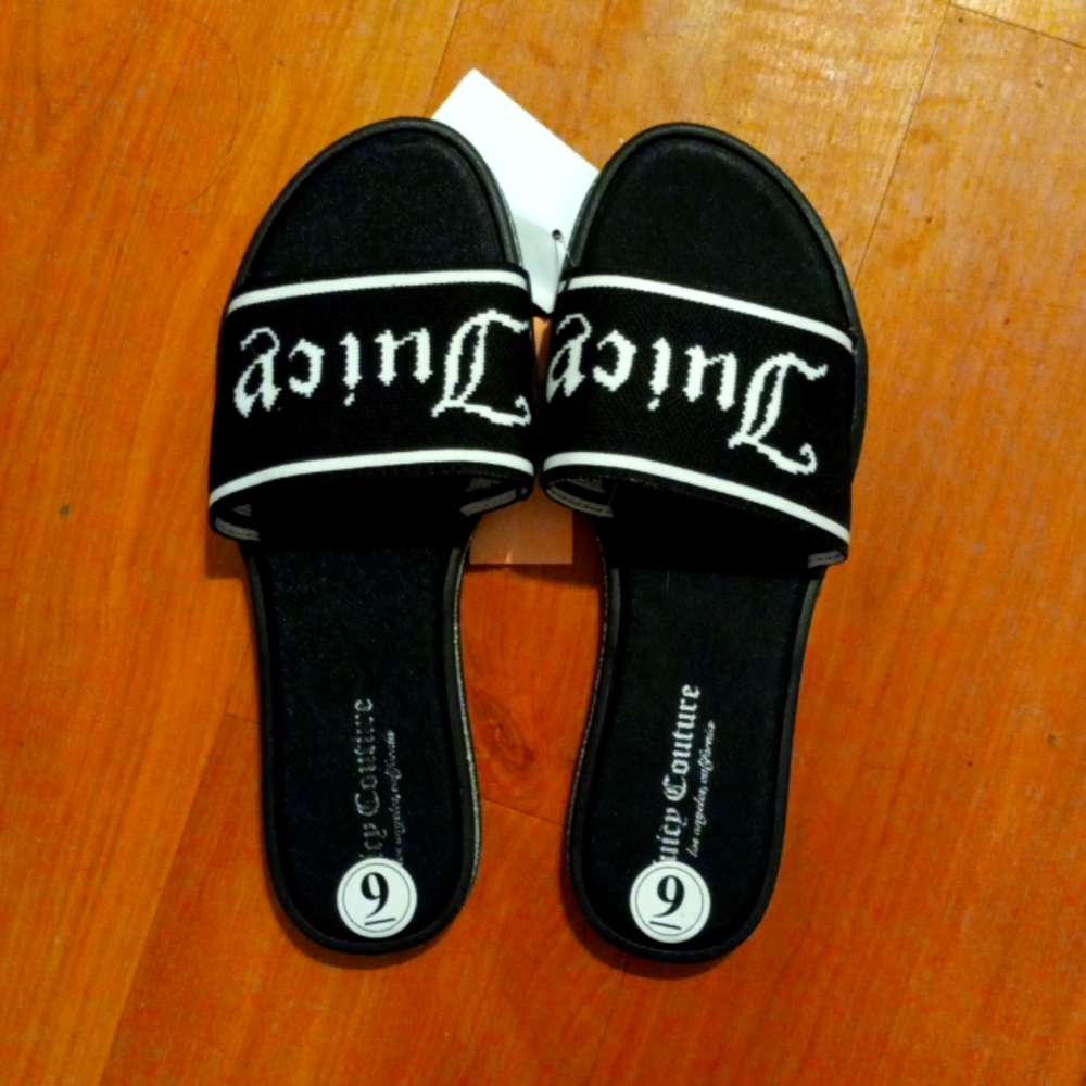 Juicy Couture (Black) size 9 Sandles